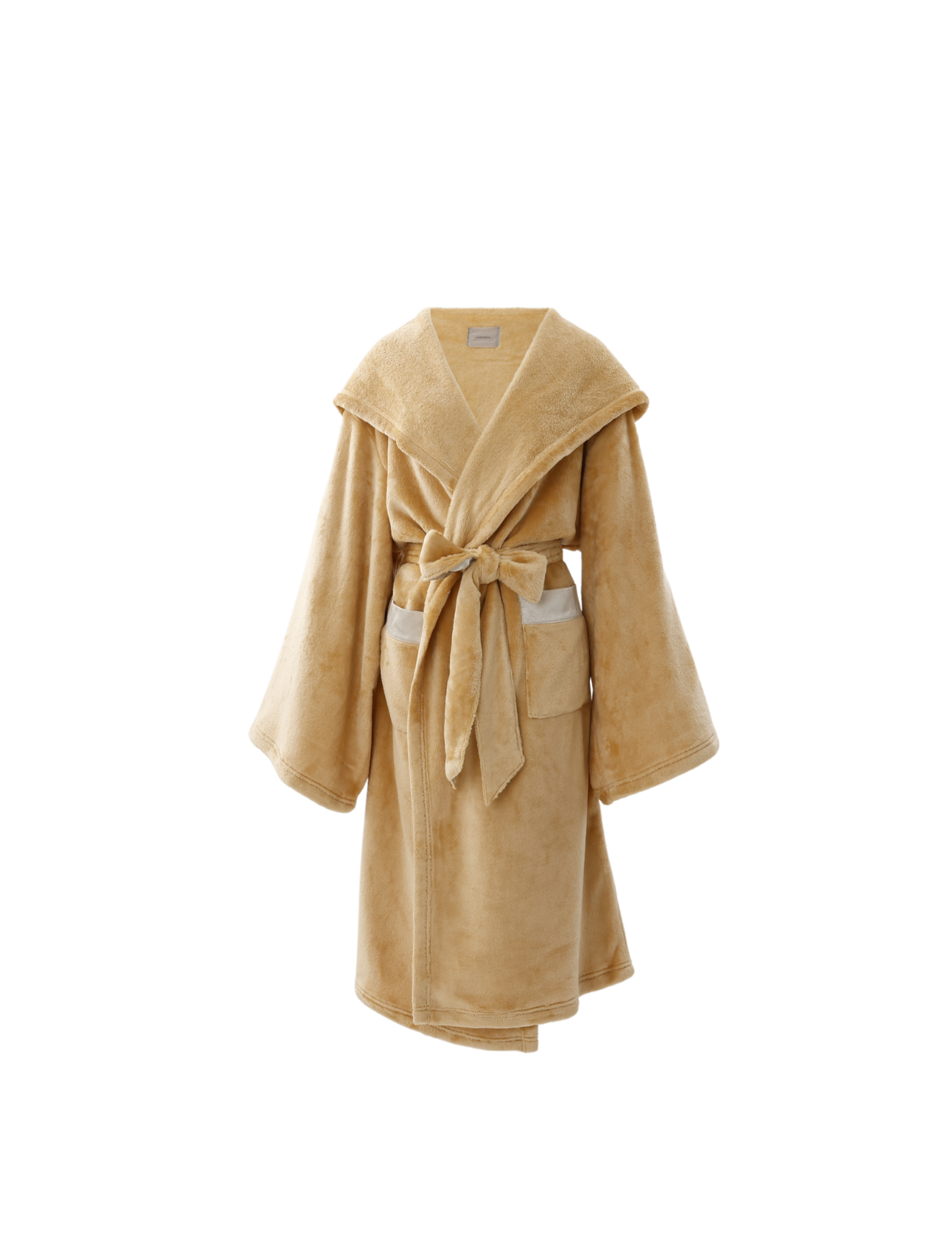 Cuddle Cloud Luxe KIMONO Robe / 蜂蜜(light yellow)