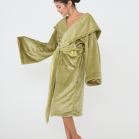 Cuddle Cloud Luxe KIMONO Robe / Matsuba (khaki)