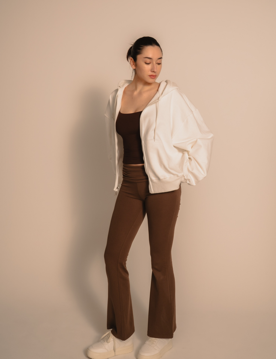 LuxeFit Flare Leggings / 枯茶(brown)