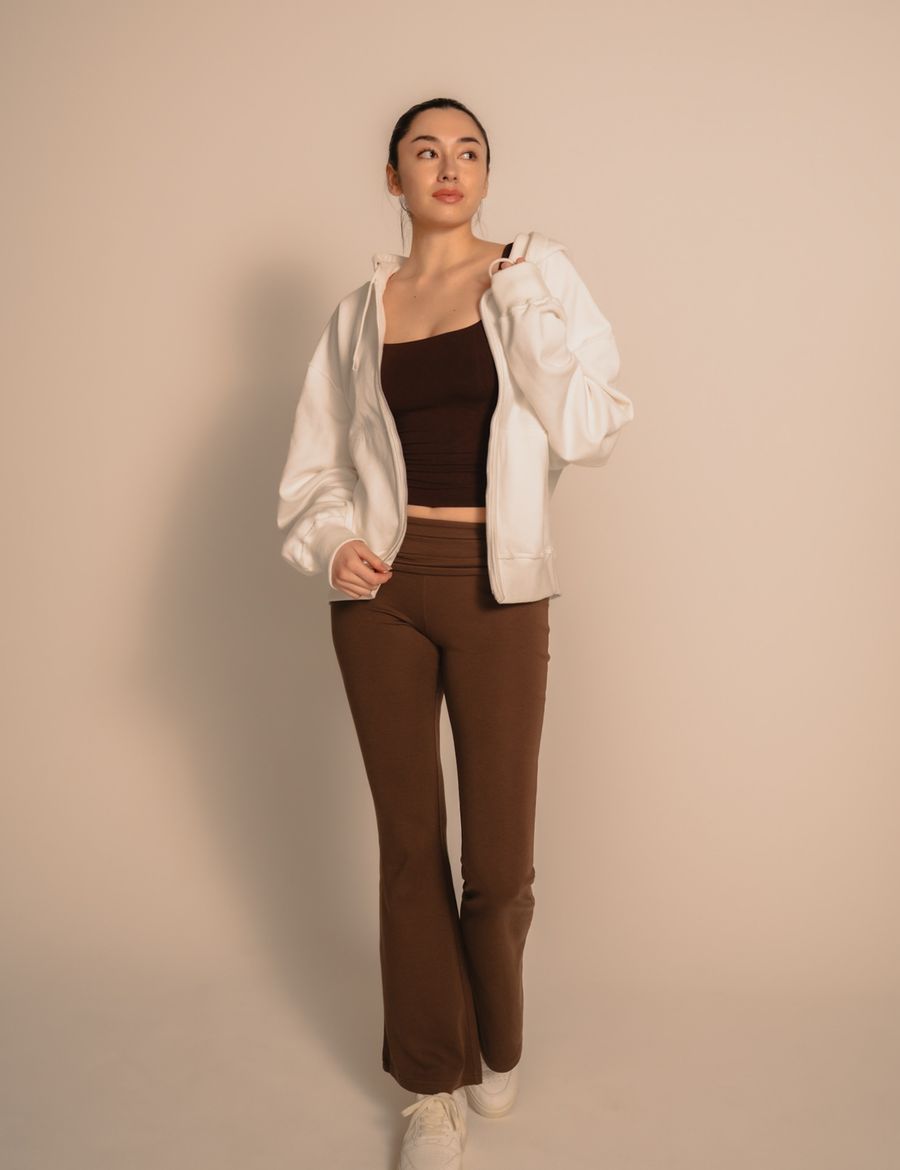 LuxeFit Flare Leggings / 枯茶(brown)