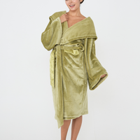 Cuddle Cloud Luxe KIMONO Robe / Matsuba (khaki)