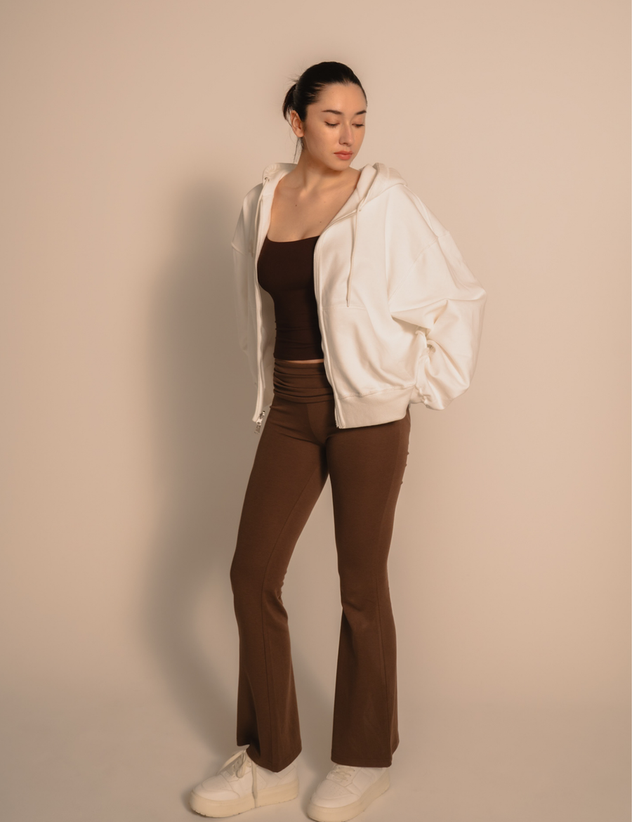 LuxeFit Flare Leggings / 枯茶(brown)