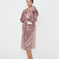 Cuddle Cloud Luxe KIMONO Robe / 藤紅(pink purple)