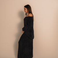 Luxe Touch Knit Maxi Skirt / 濃藍(navy)