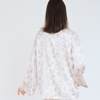 Silky Moonlit Satin Shirt / Flax (beige)