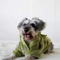 Cuddle Cloud Luxe KIMONO Robe for Puppy / 松葉(khaki)