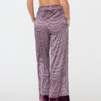 Zen Silky Satin Pants / 紅藤(purple)