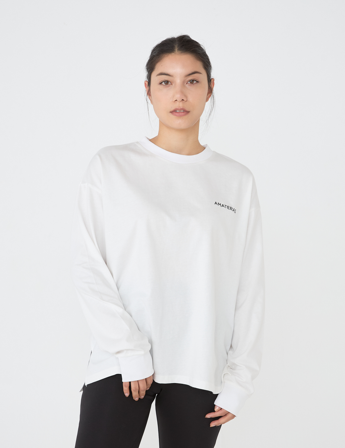 MESSAGE TO YOU Crewneck / black