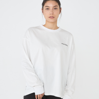 MESSAGE TO YOU Crewneck / black