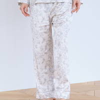 Silky Moonlit Satin Pants / 亜麻(beige)