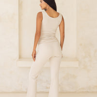 Style Up Flared Leggings / Shirahana(ivory)