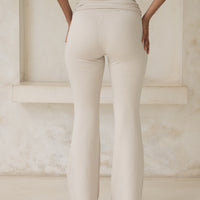 Style Up Flared Leggings / 白花(ivory)