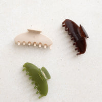 Lux Hair Clip / brown