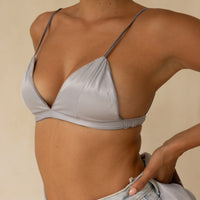 Cherie Reversible Bralette / Gray