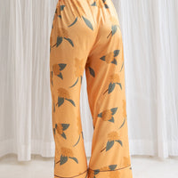 Chic Comfort Satin Pajama Pants / 琥珀(orange)