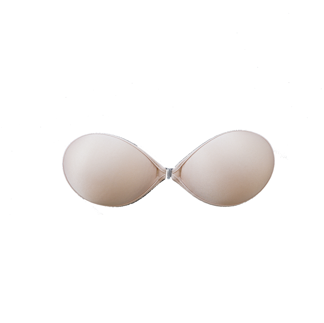 naked satin push-up bra / 亜麻(beige)