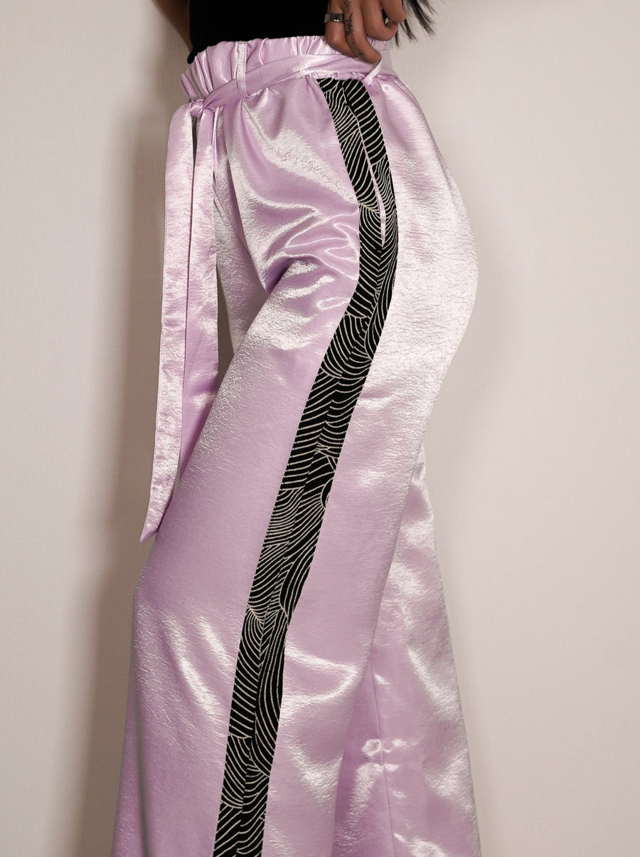 signature wagara sideline pants 24 / 桃色(pink)