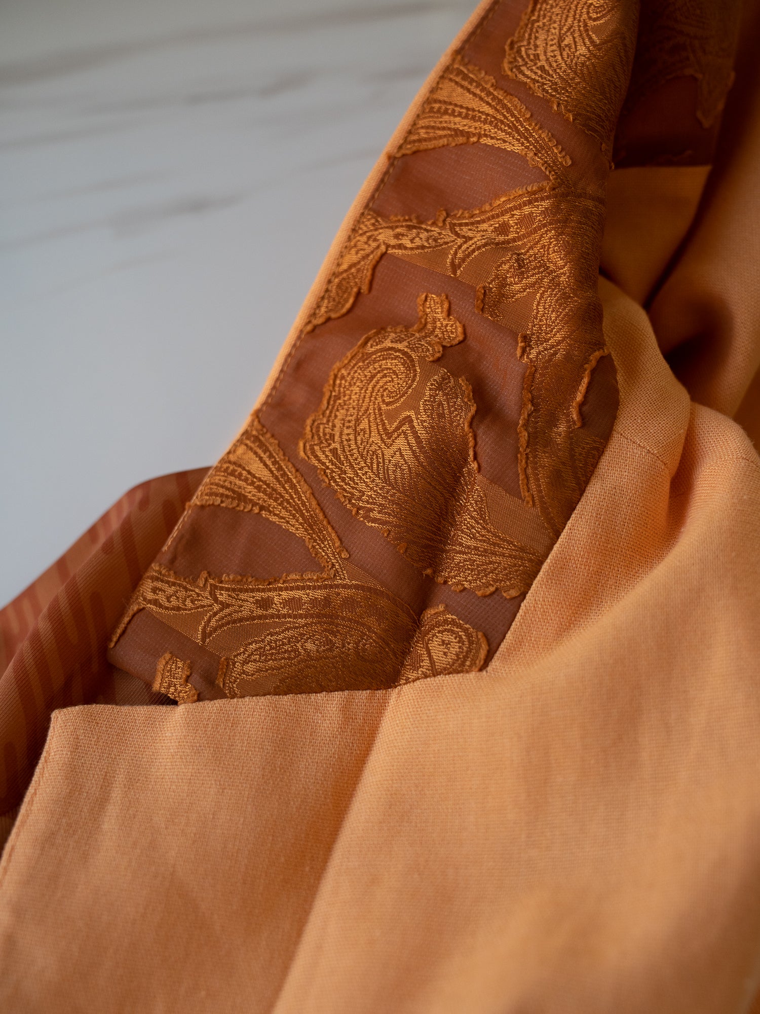 oriental linen jacket / 琥珀(orange)