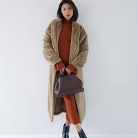 Wear and Go Long Sleeve Maxi Dress / Matsuba (khaki)