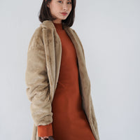 Wear and Go Long Sleeve Maxi Dress / Matsuba (khaki)