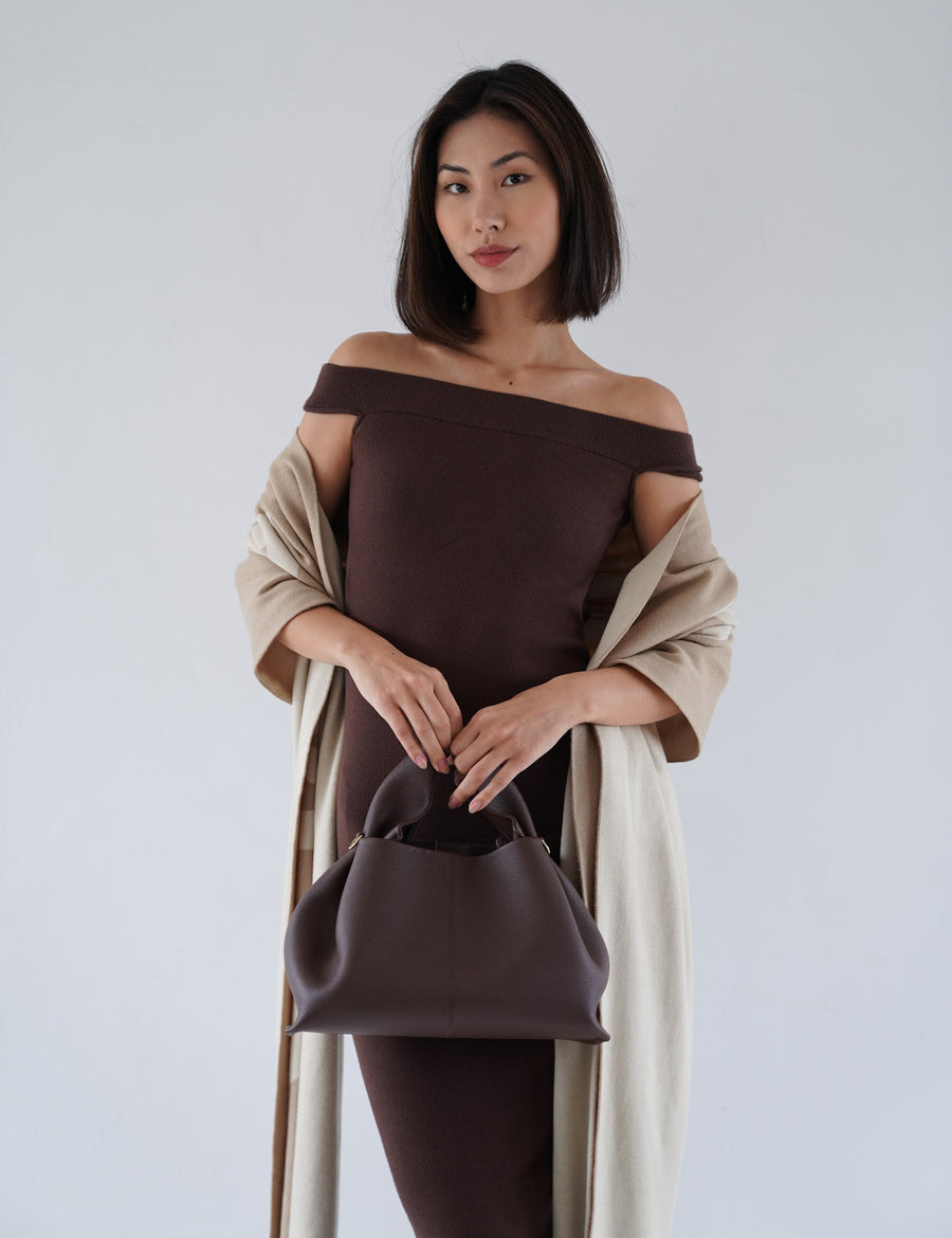 Wear and Go Long Sleeve Maxi Dress / Matsuba (khaki)