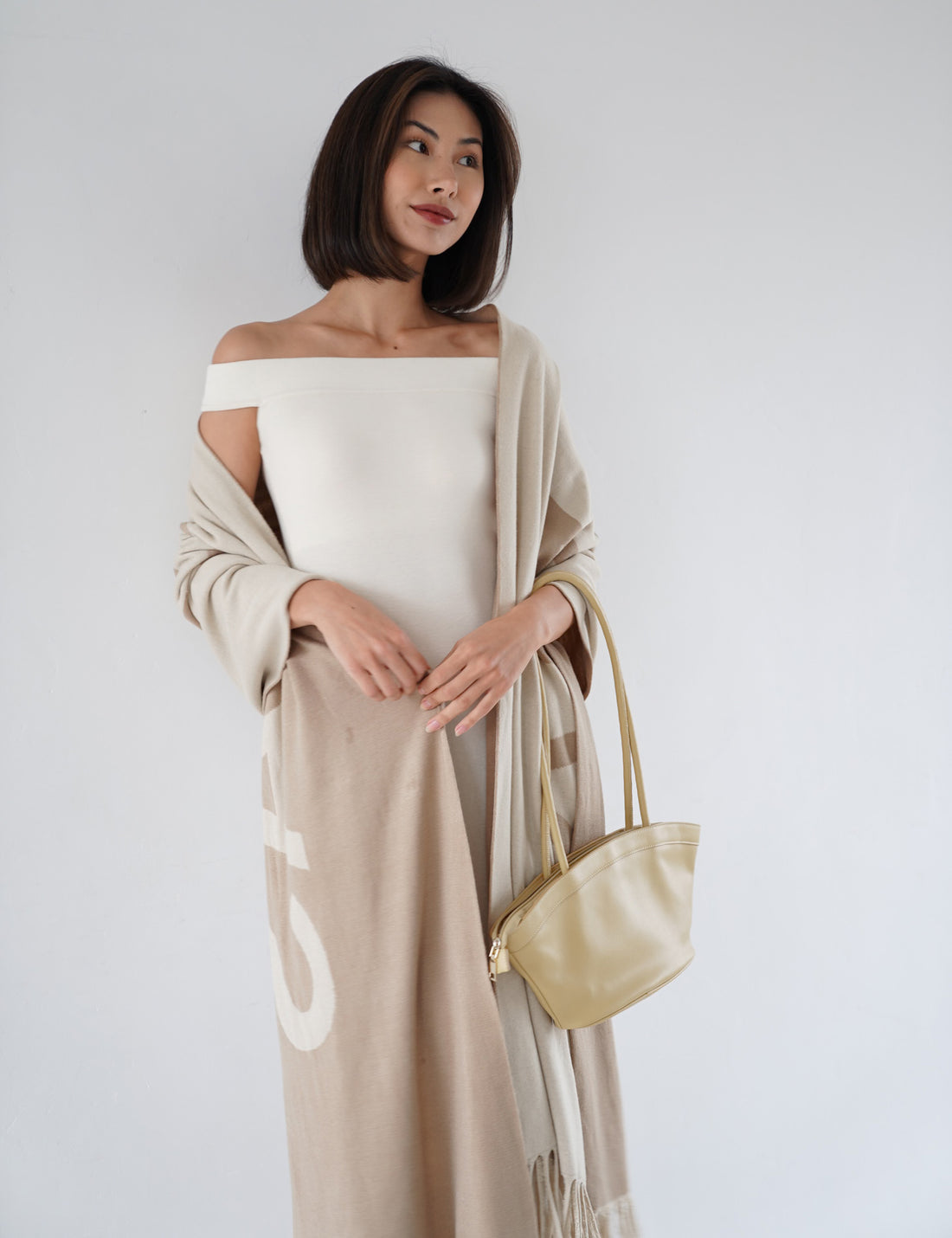 Wear and Go Long Sleeve Maxi Dress / Matsuba (khaki)