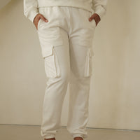 everyday half zip tracksuit / 白花(ivory)