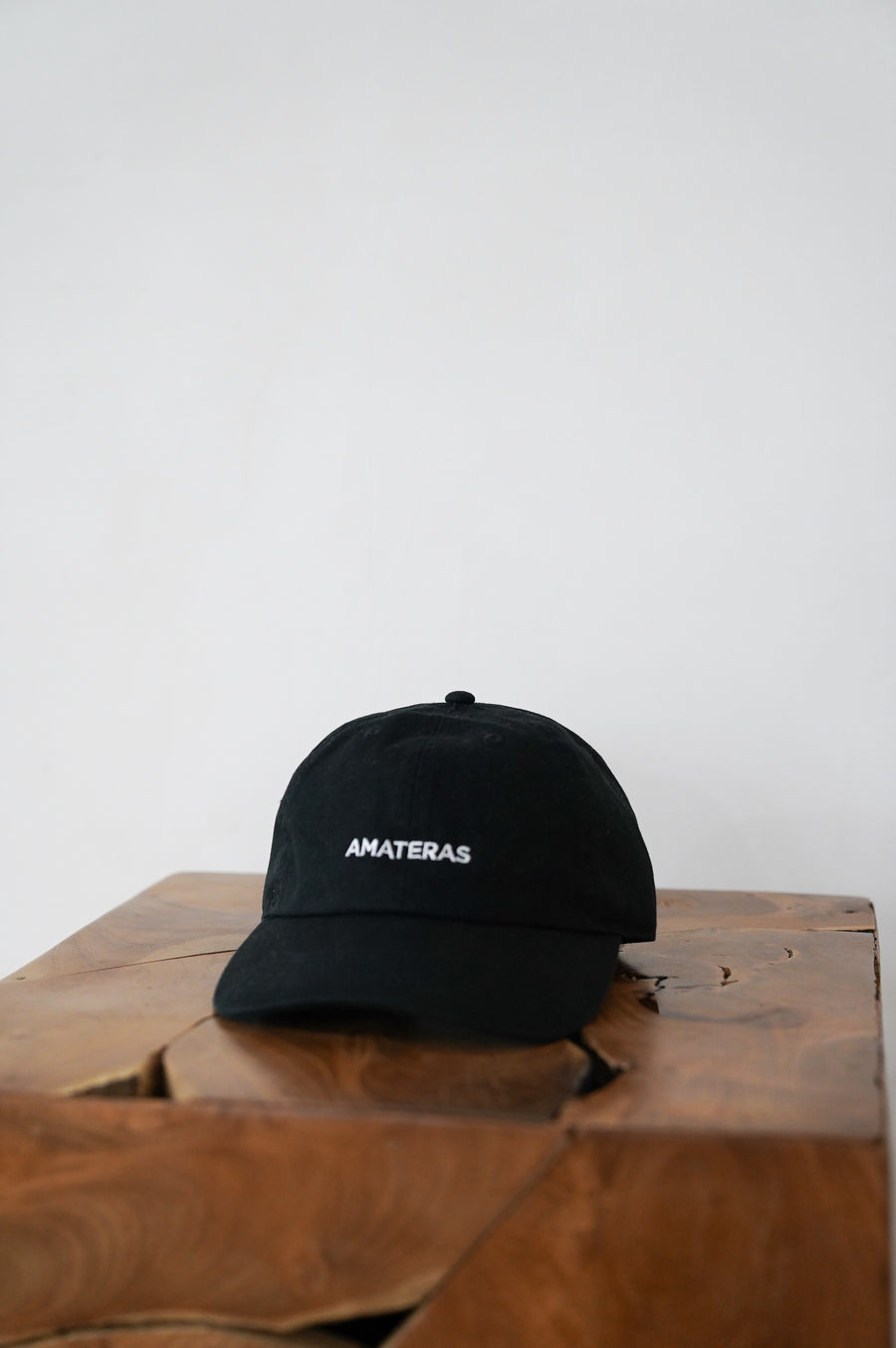 everyday cotton logo cap / black