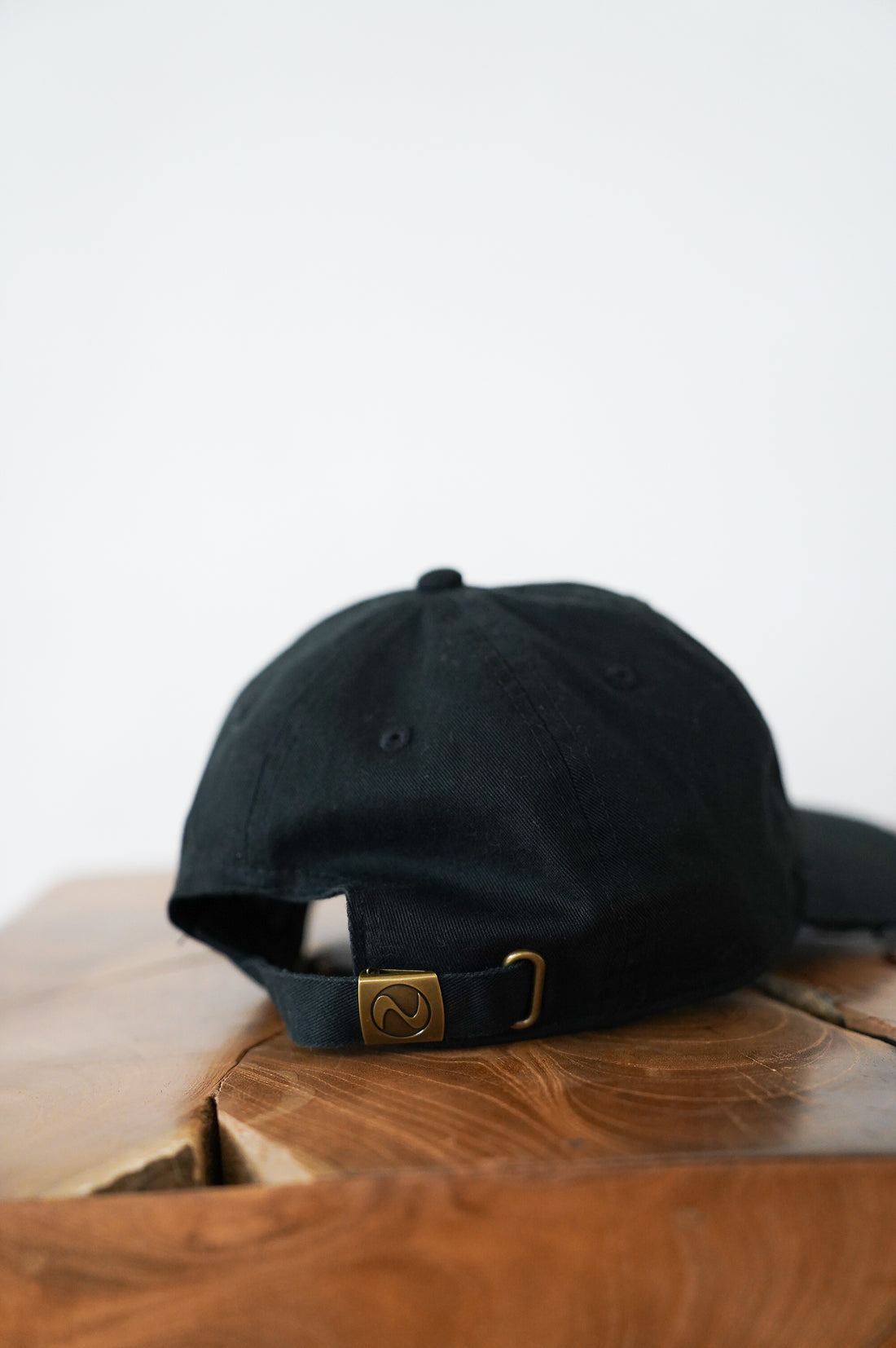 everyday cotton logo cap / 墨(black)