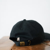 everyday cotton logo cap / 墨(black)