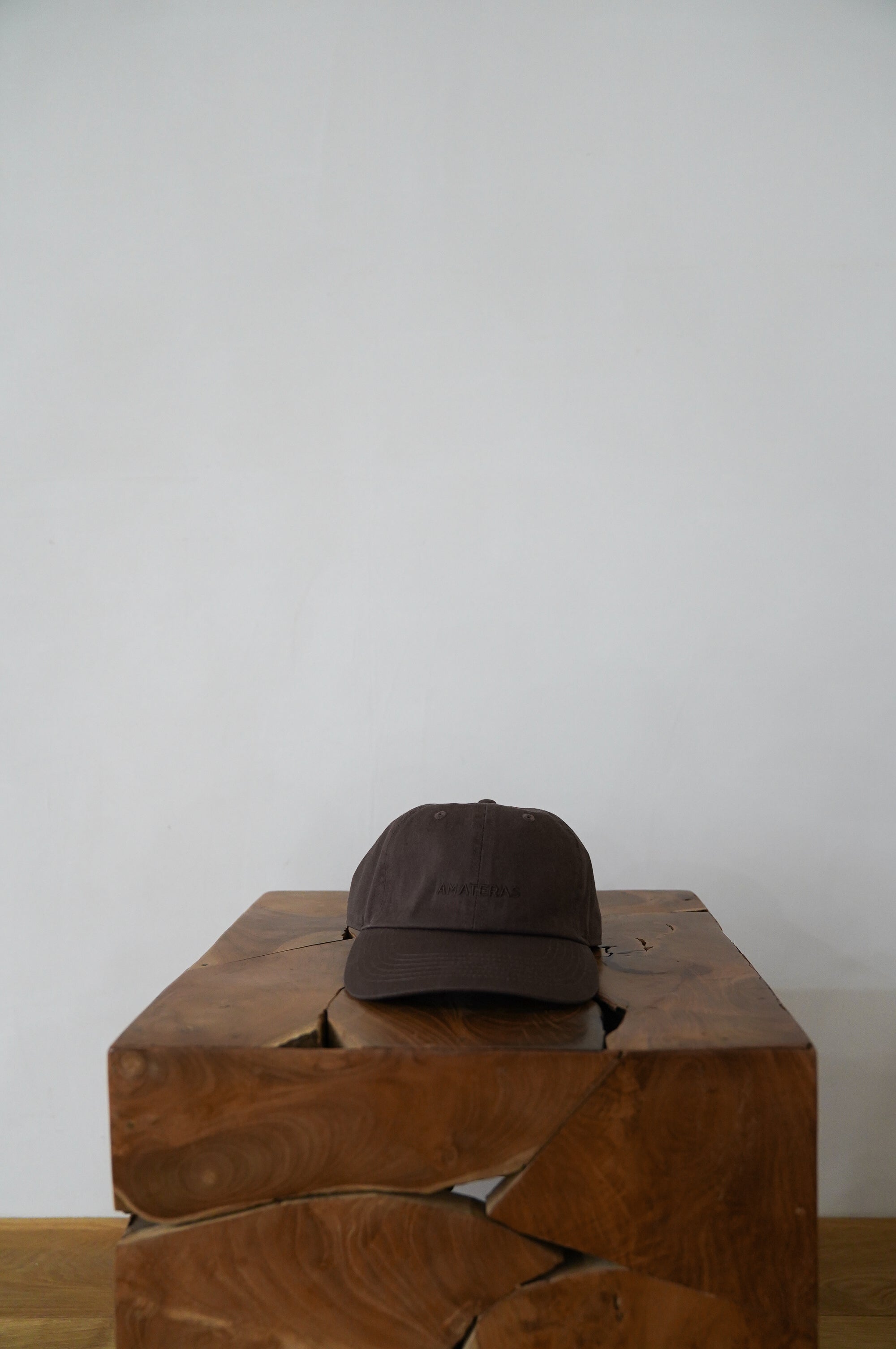 everyday cotton logo cap / 枯茶(brown)