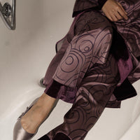 Zen Silky Satin Pants / 紅藤(purple)