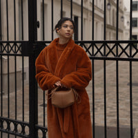 Cosy Up Premium KIMONO Fur Coat / 琥珀(orange)