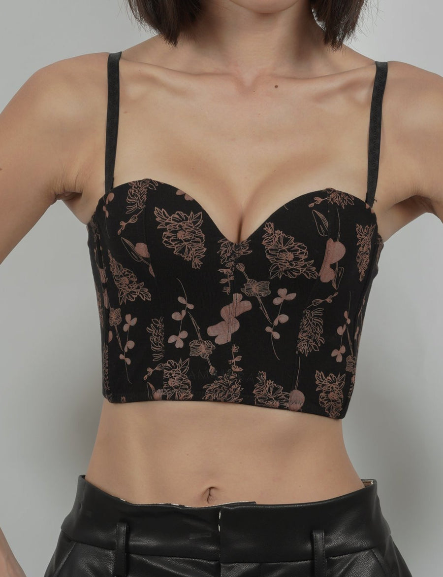 Dreamy bra / floral black