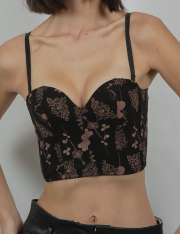 Dreamy bra / floral black