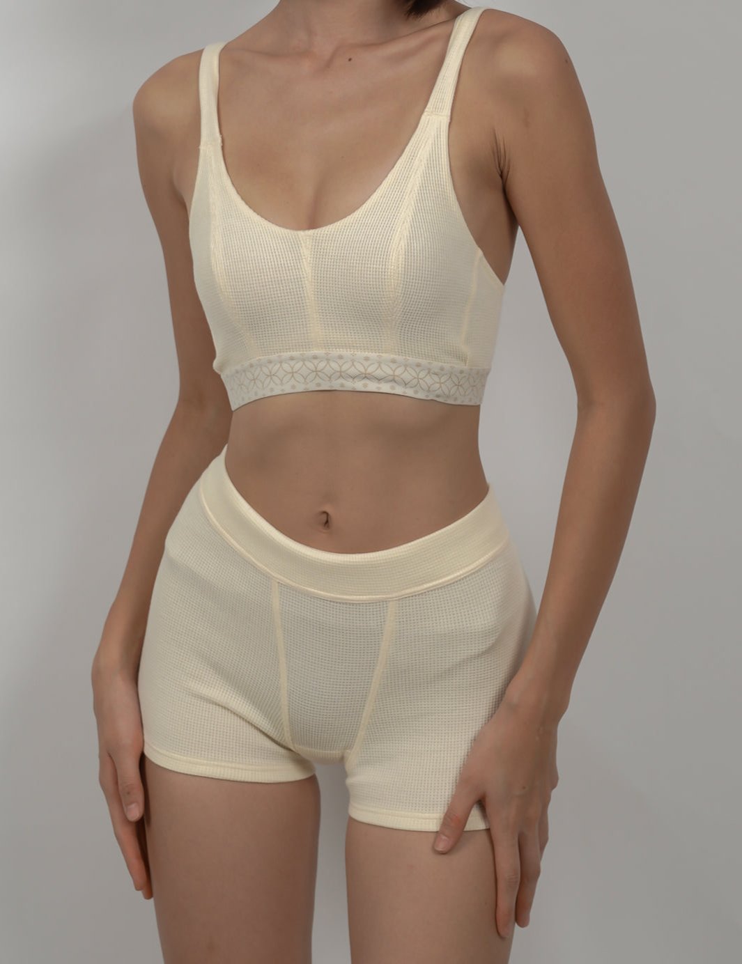 nudy waffle dreamy bra / ivory