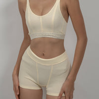 nudy waffle dreamy bra / ivory