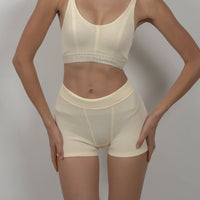 nudy waffle boxer undie / ivory