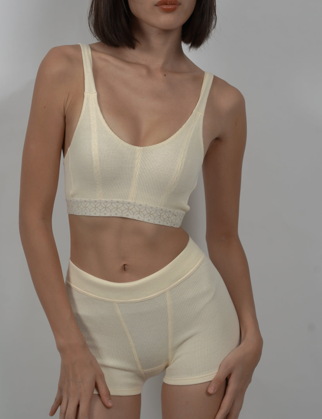 nudy waffle dreamy bra / ivory