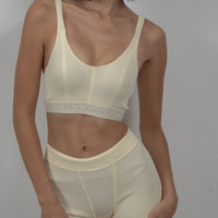 nudy waffle dreamy bra / ivory