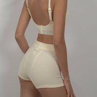 nudy waffle boxer undie / ivory