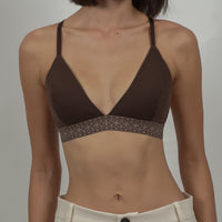 nudy bralette / mocha