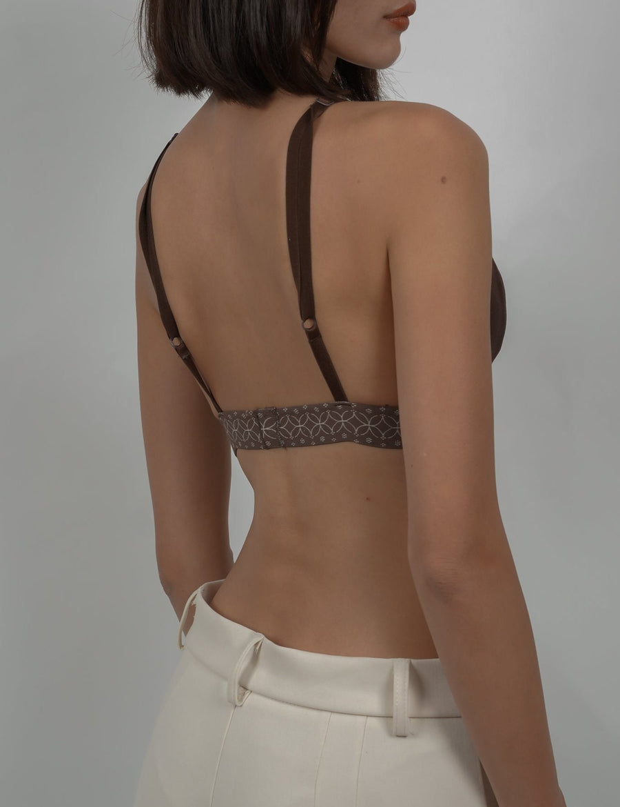 nudy bralette / mocha