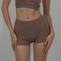 nudy waffle boxer undie / 枯茶(brown)