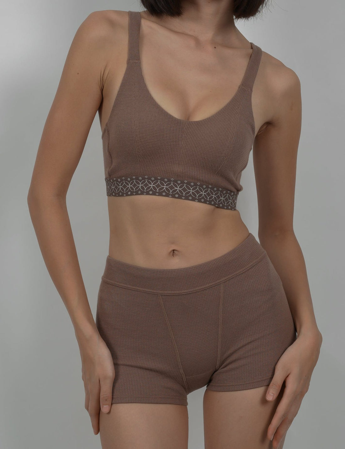 nudy waffle dreamy bra / mocha