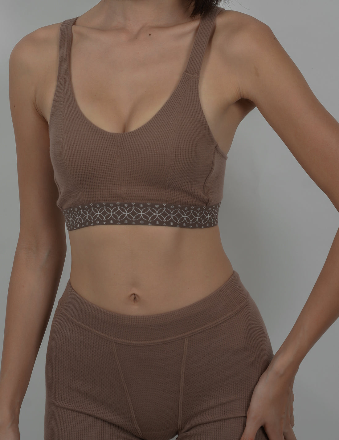 nudy waffle dreamy bra / mocha