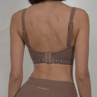 nudy waffle dreamy bra / mocha