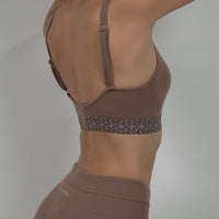 nudy waffle dreamy bra / mocha