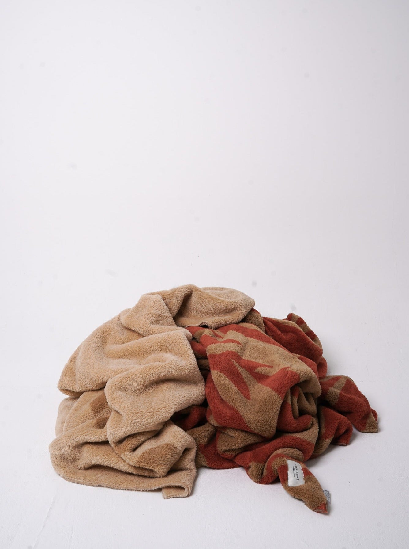 soft warm blanket / flax (beige)