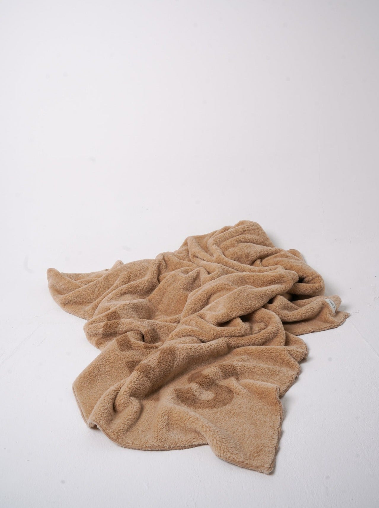 soft warm blanket / flax (beige)